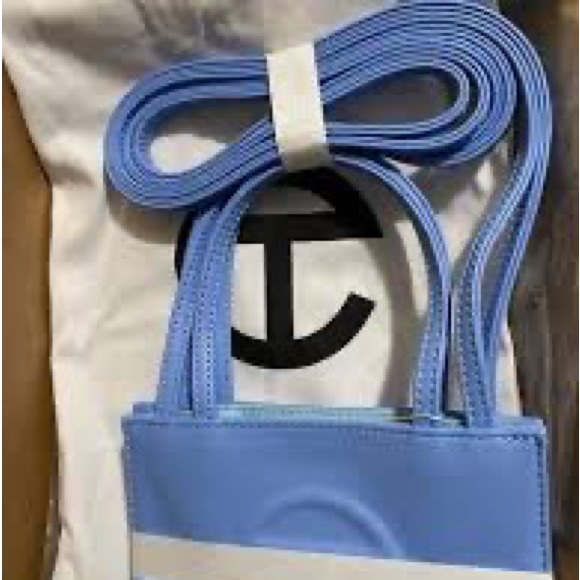 NWT! Small Telfar Cerulean Shopping Bag - Picture 6 of 8